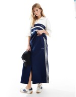 midi skirt in indigo