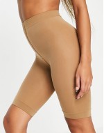 2 pack anti-chafing shorts in golden bronze