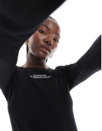 Kay long sve t-shirt in black