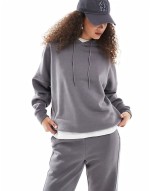 high sweat co-ord in charcoal